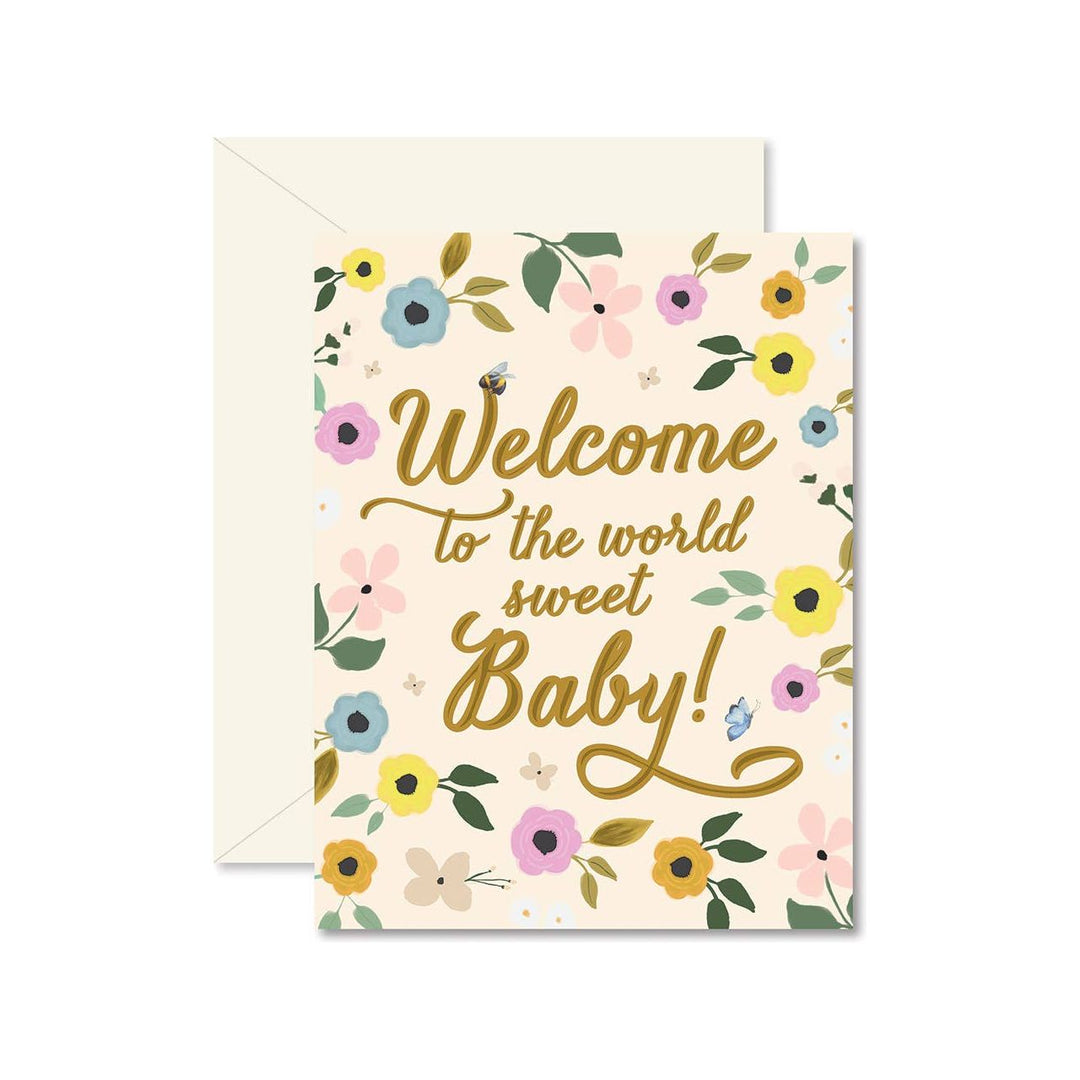 Welcome Sweet Baby Card