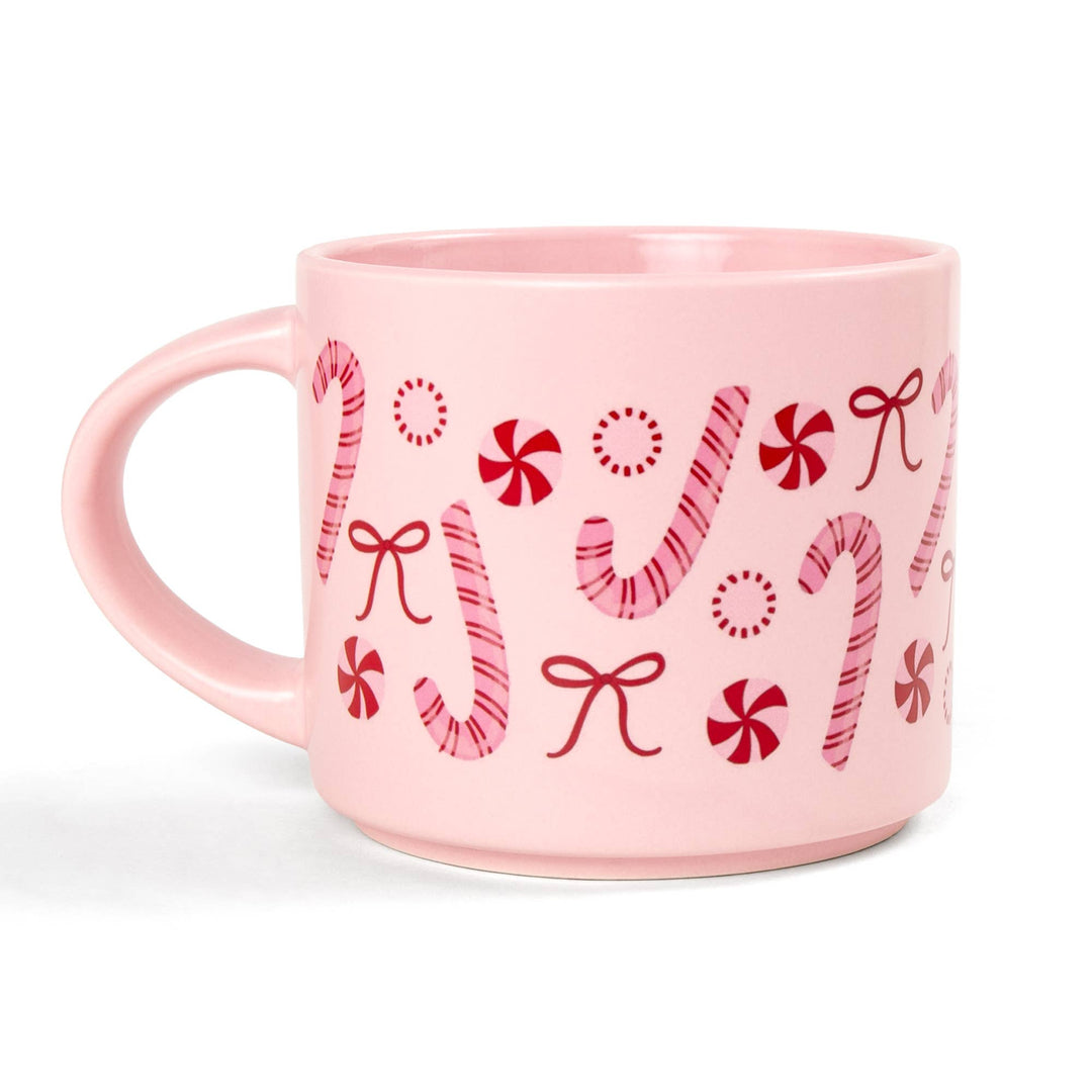 Peppermint Candy Canes Ceramic Mug