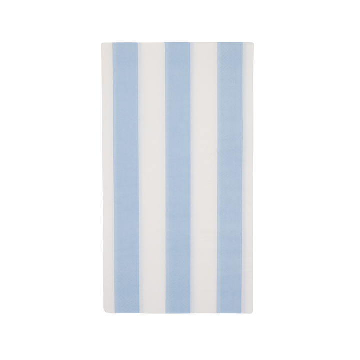 Sky Blue Cabana Stripe Guest Towels