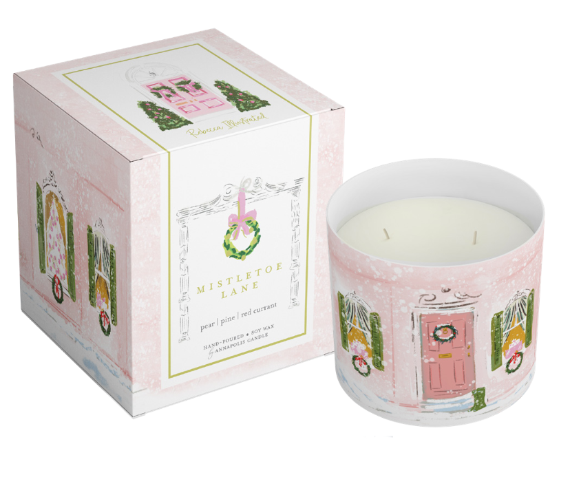 Mistletoe Row Gift Boxed Candle