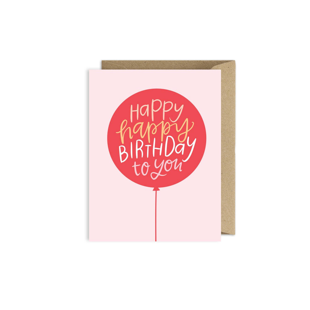 Balloon Birthday Card