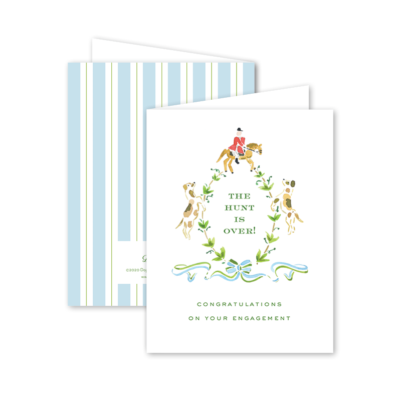 Tally Ho Engagement Card