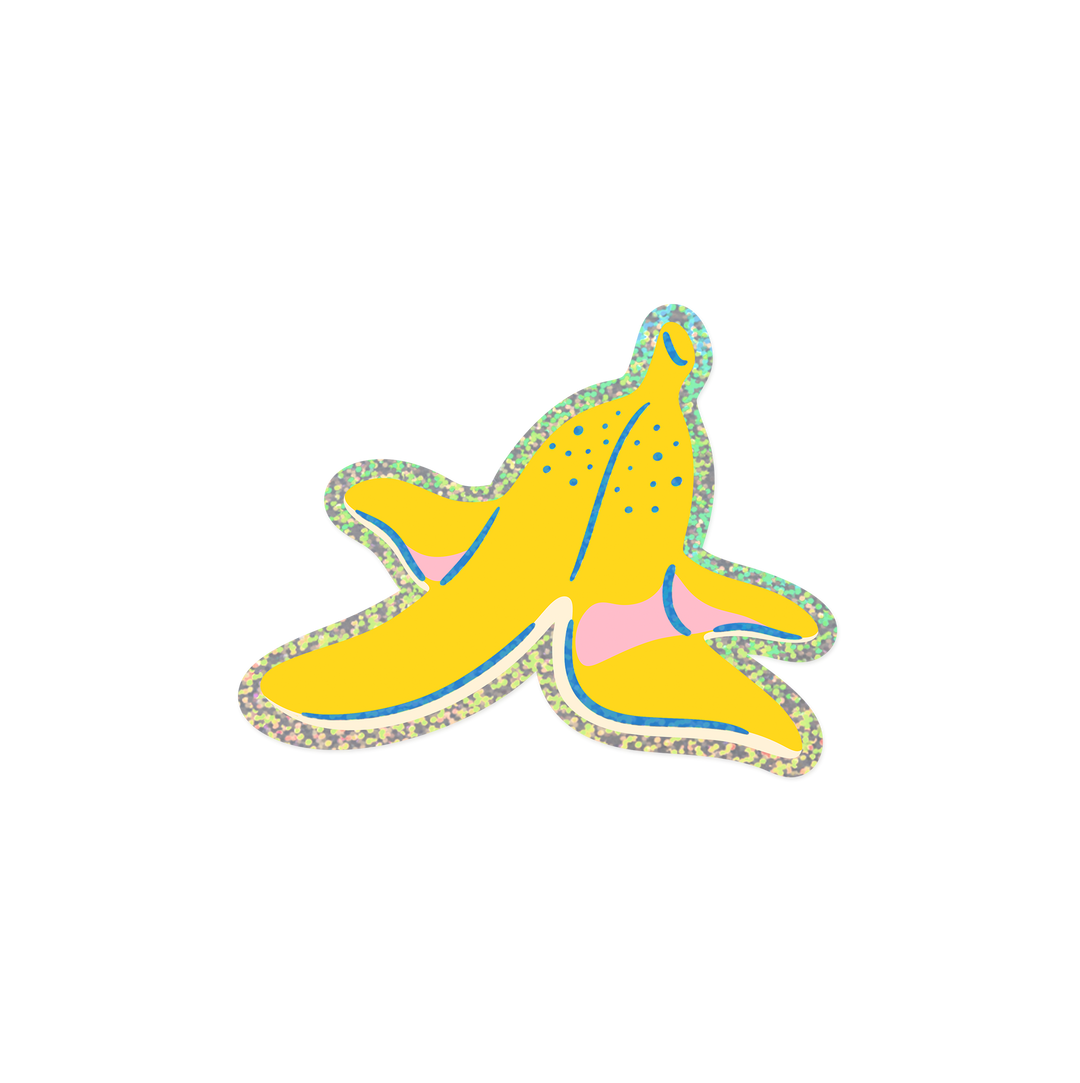 Peeling Good Glitter Sticker