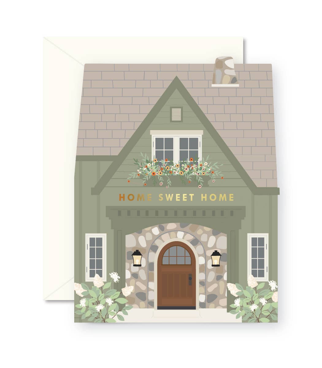 Green Home Sweet Home Card