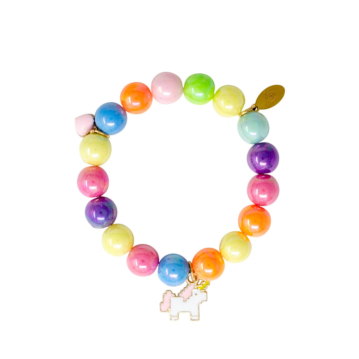 Bright Gum Ball Unicorn Bracelet