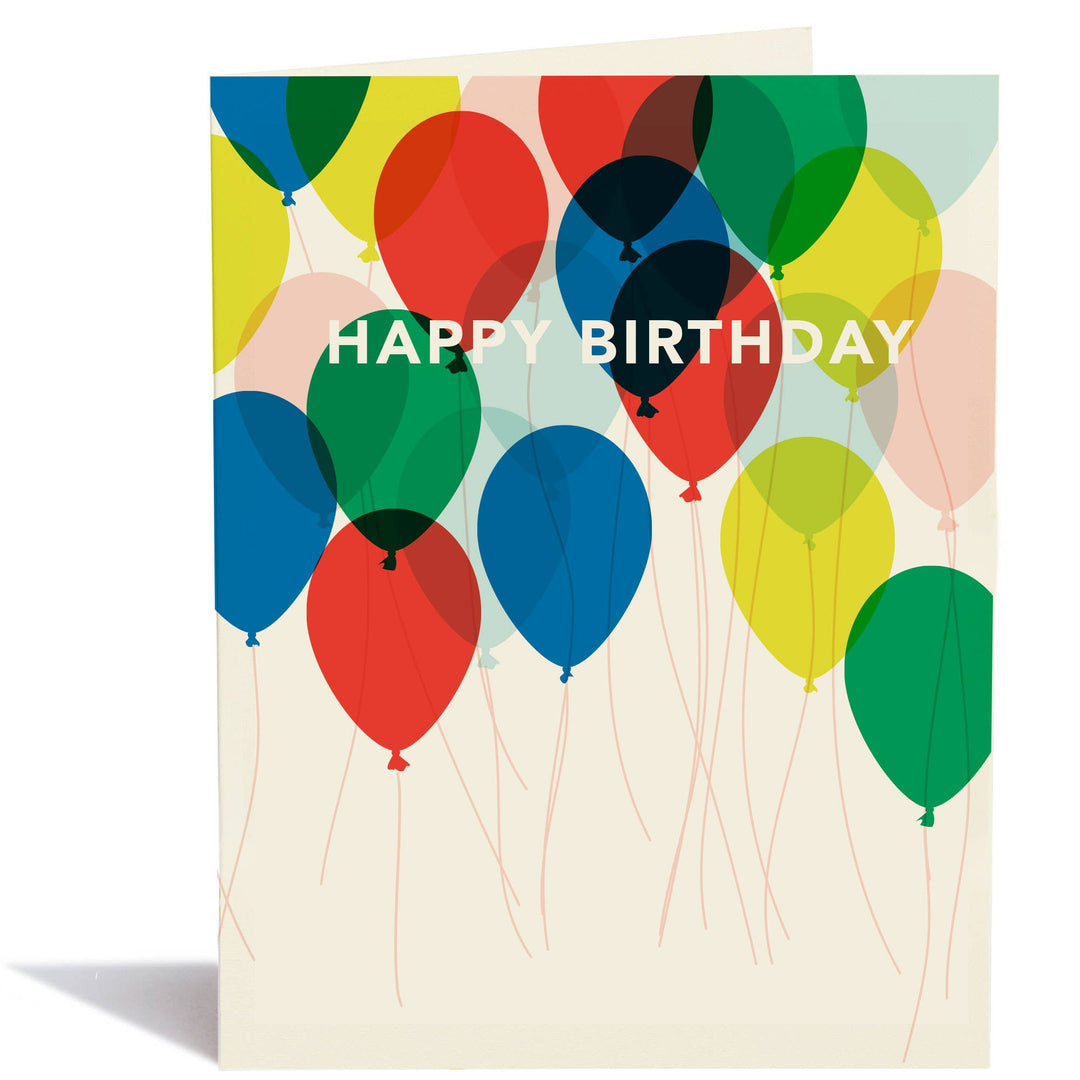 Birthday Balloons Card