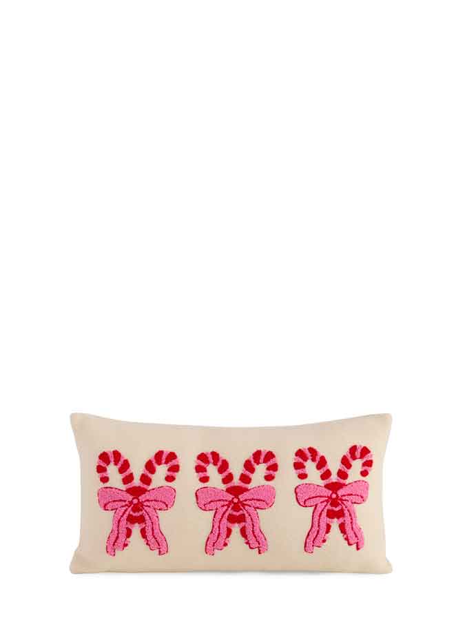 Pretty Candy Cane Pillow