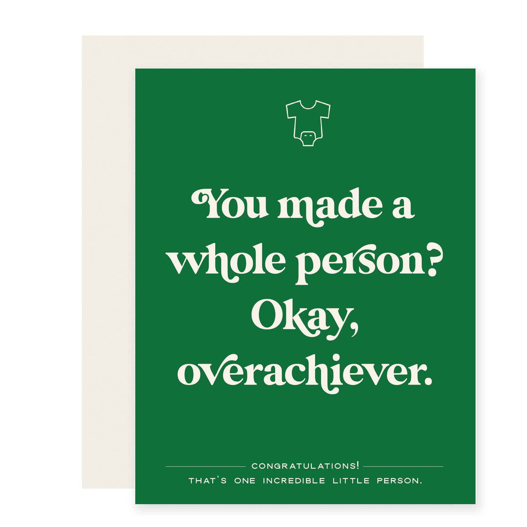 Baby Overachiever Card