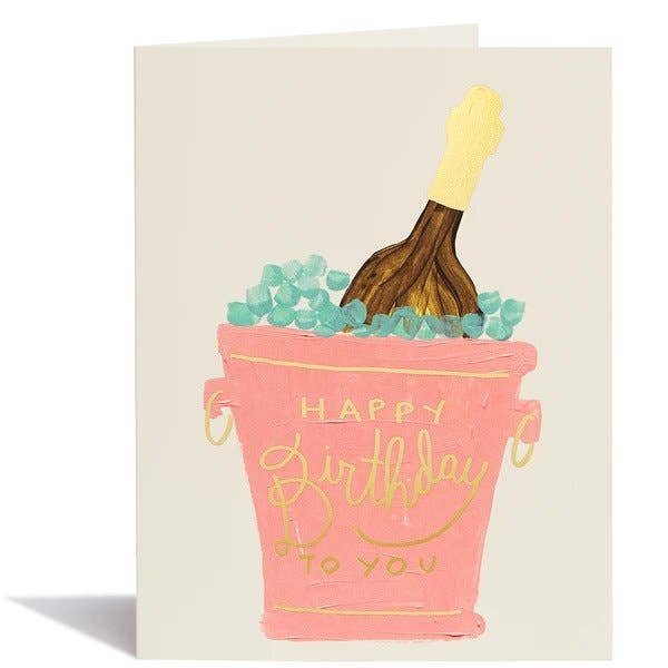 Birthday Champagne Card