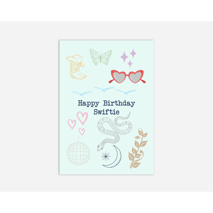 Happy Birthday Swiftie Card