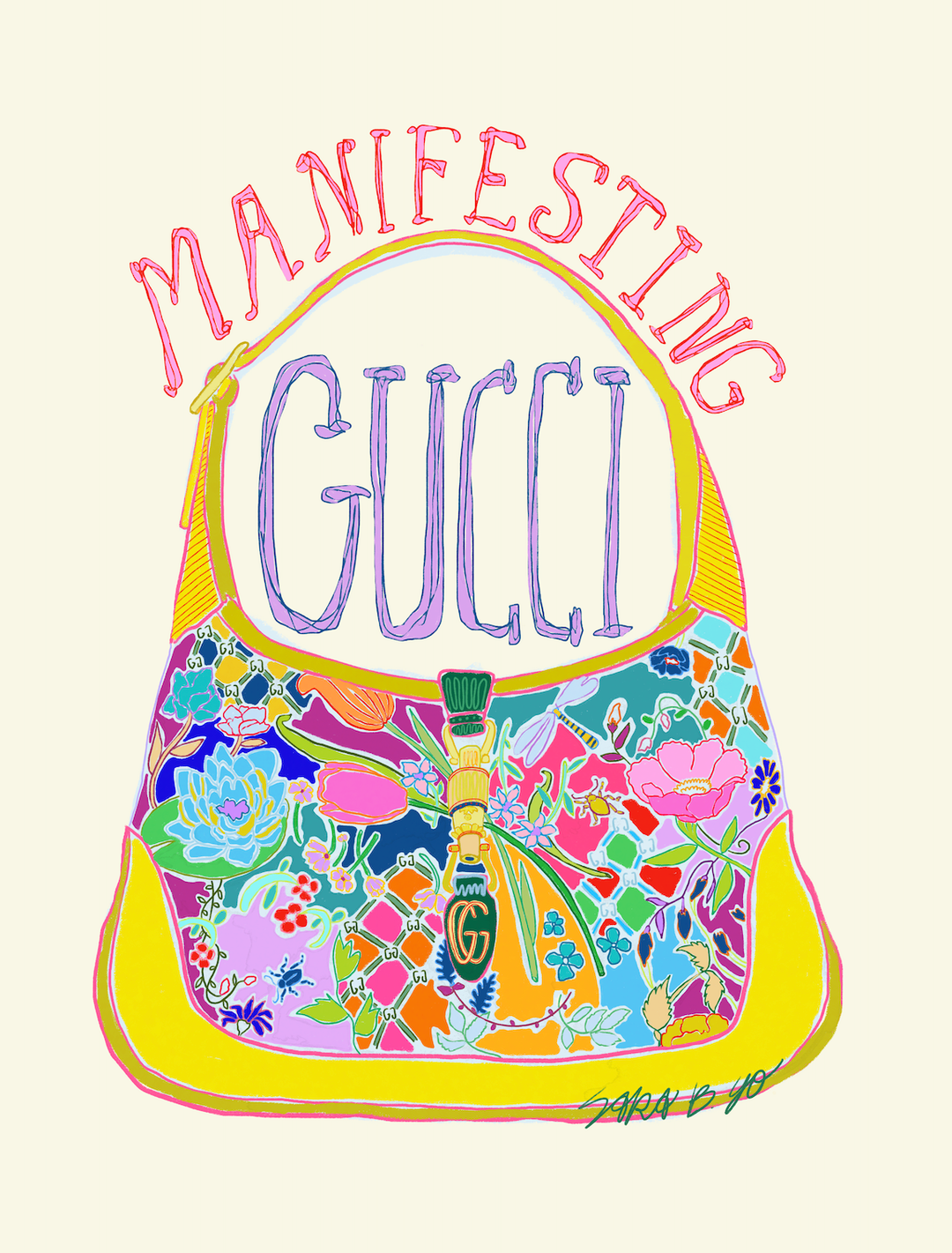 Manifesting Gucci Art Print : Small