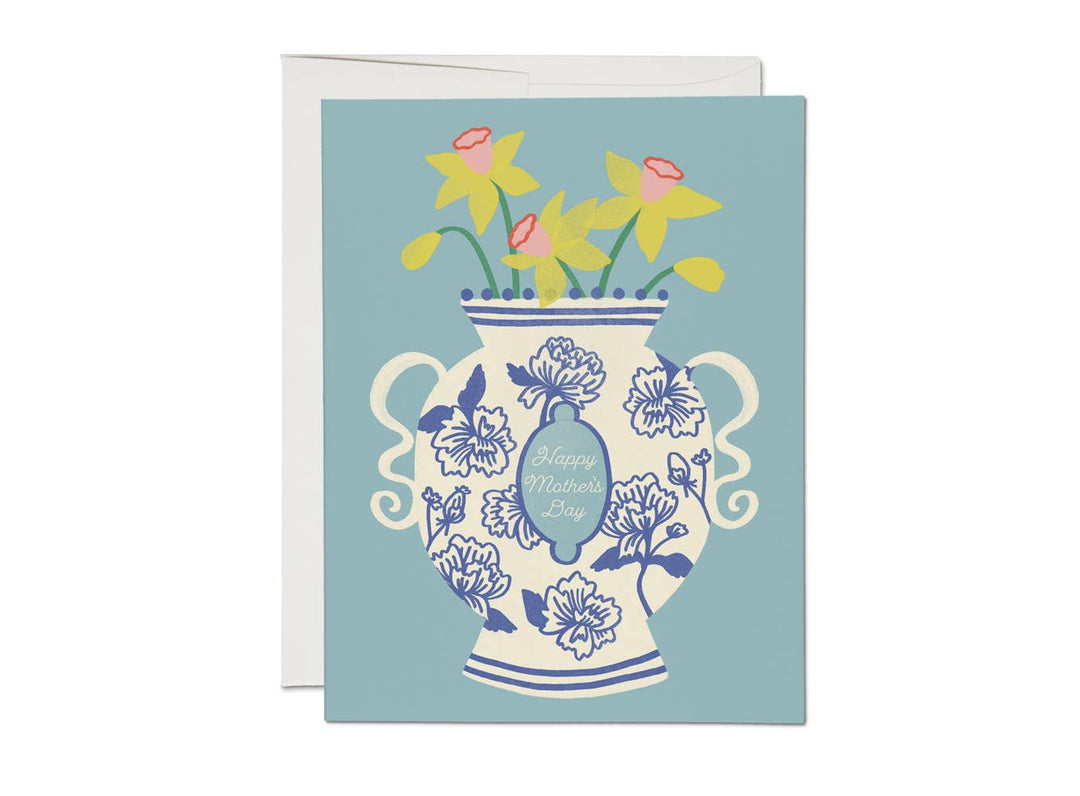 Chinoiserie Vase Mother's Day Card