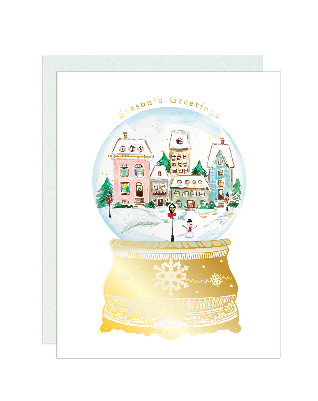 Season’s Greetings Snow Globe Card
