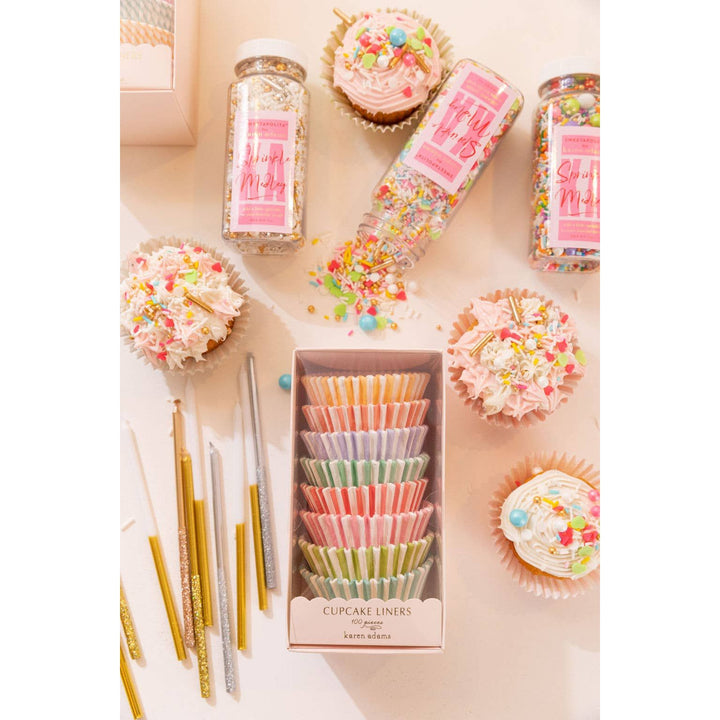 Cupcake Liners: Round Bold Stripe