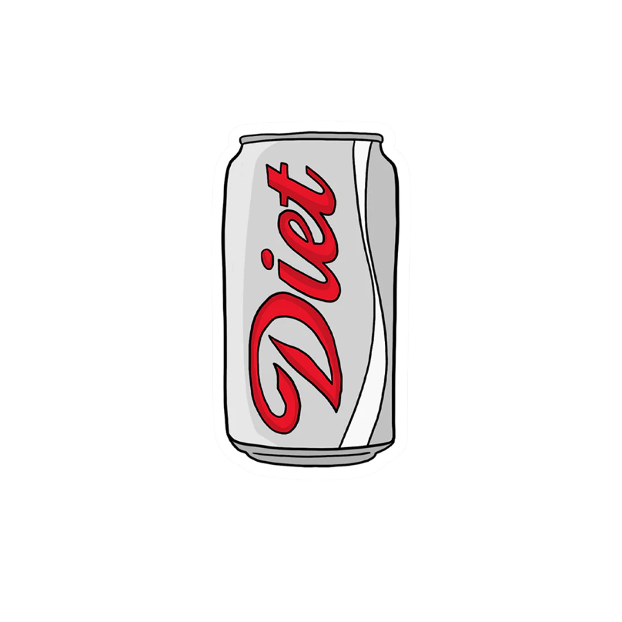 Diet Soda Can Sticker