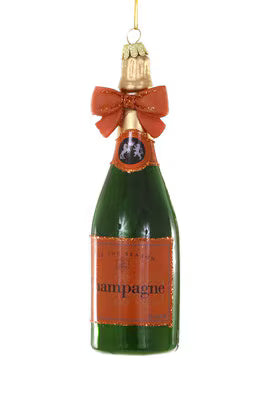 Champagne Bow Ornament