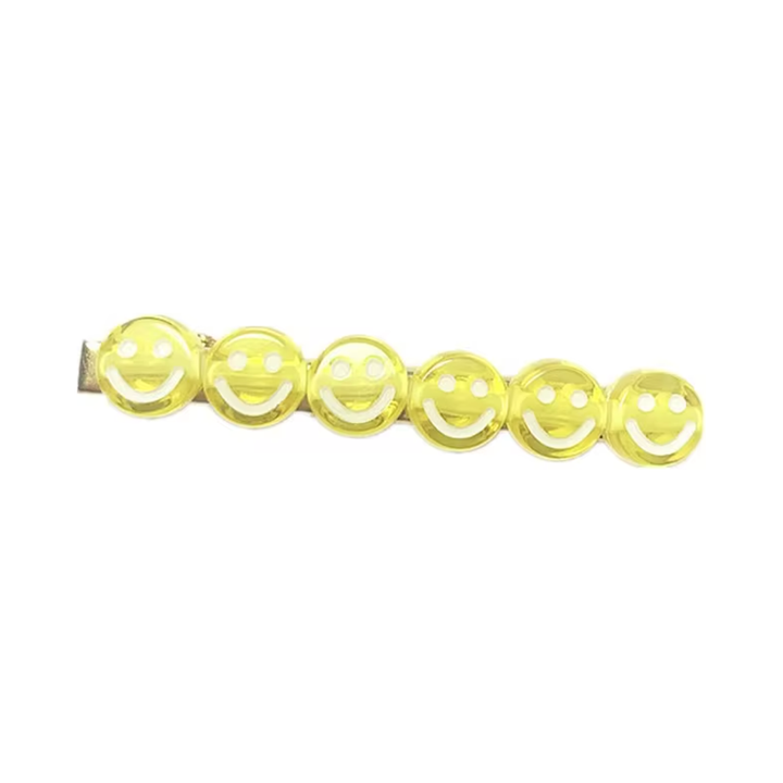 Colorful Smiley Hair Clip