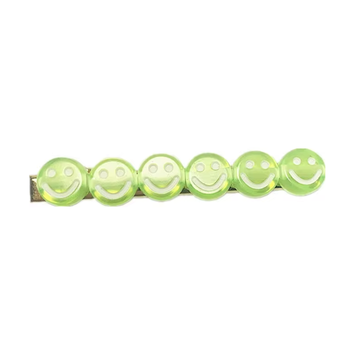 Colorful Smiley Hair Clip