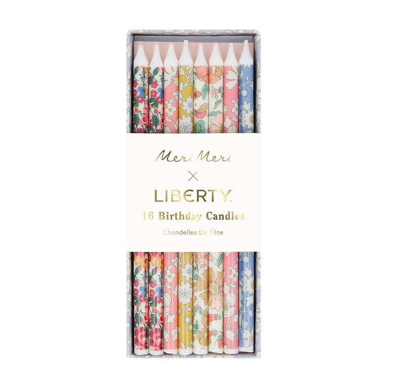 Meri Meri x Liberty Mixed Print Party Candles