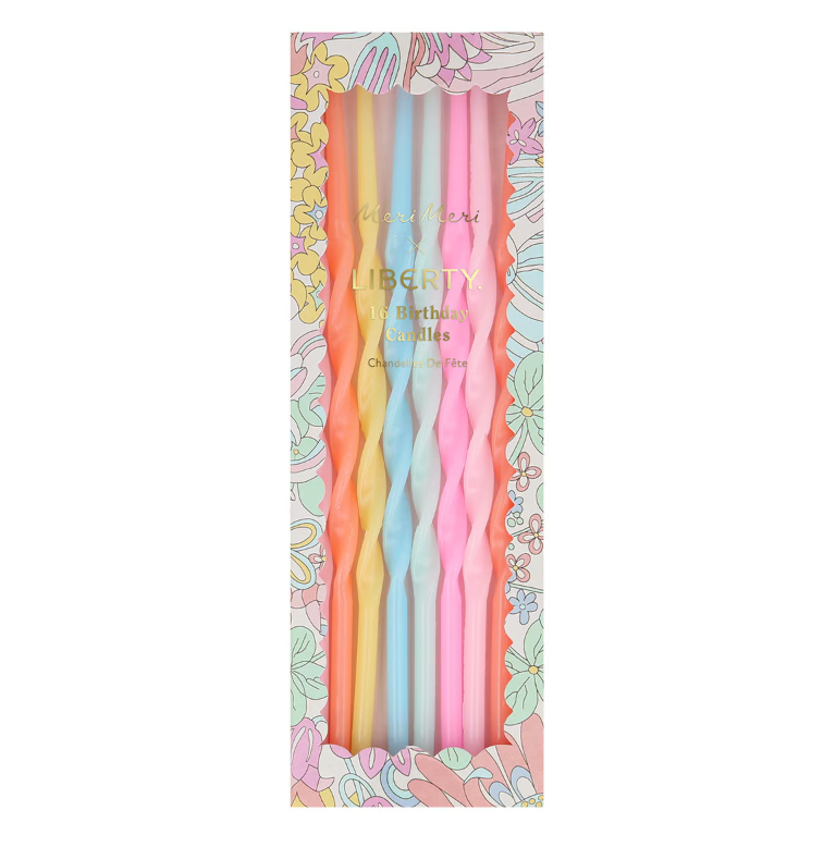 Meri Meri x Liberty Rainbow Garden Party Candles