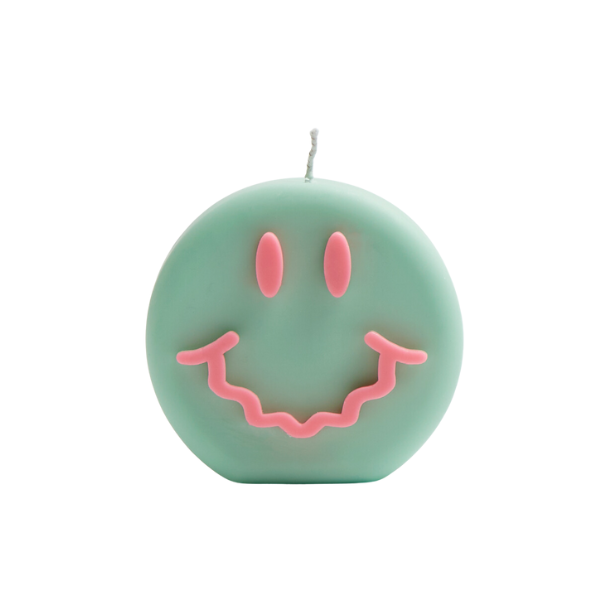 smiley candle