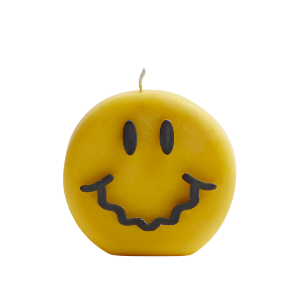 smiley candle