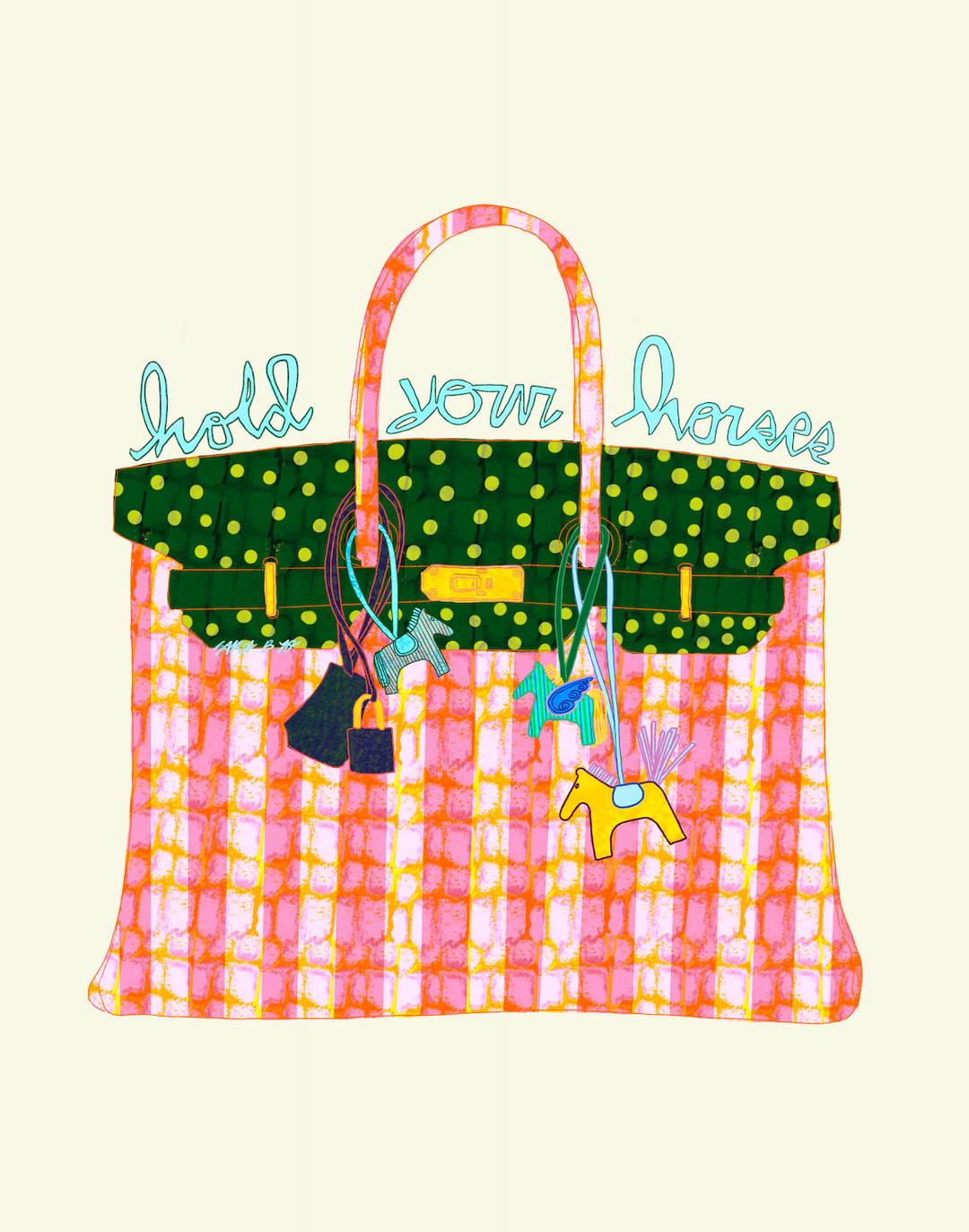 Hold Your Horses Art Print: Small