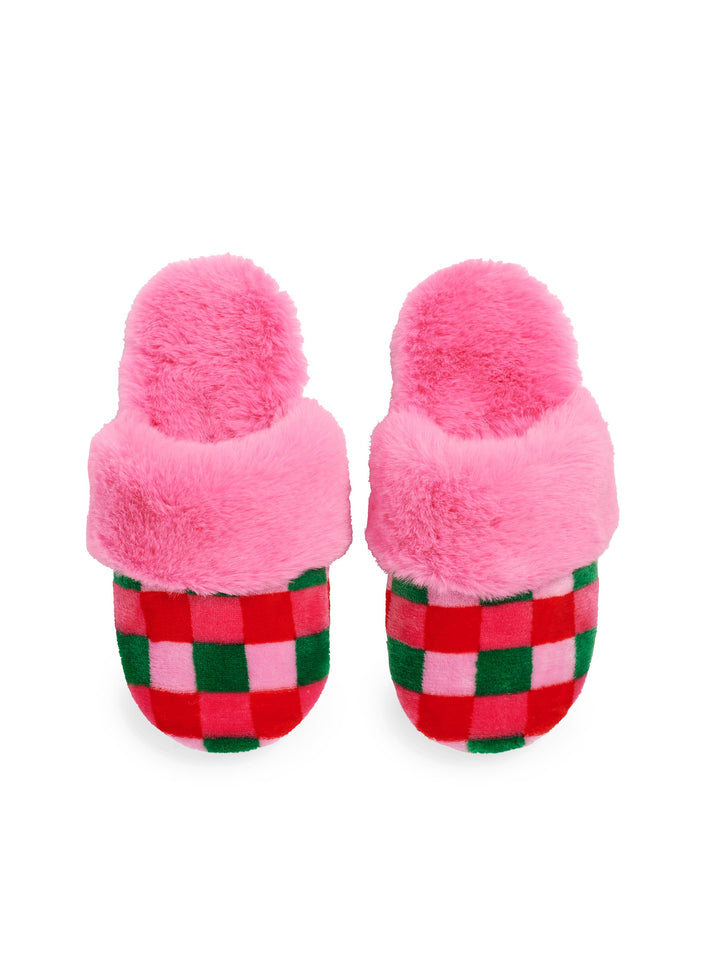 Checkered Slippers