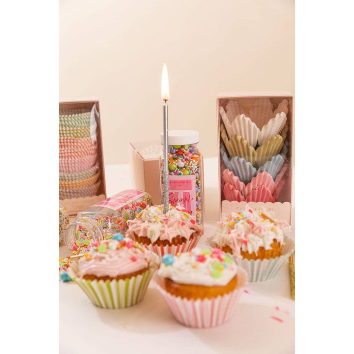 Pastel with Glitter Birthday Candles