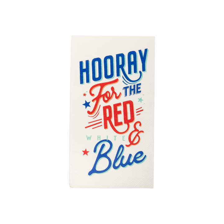 Hooray For The Red White Blue Paper Dinner Napkin