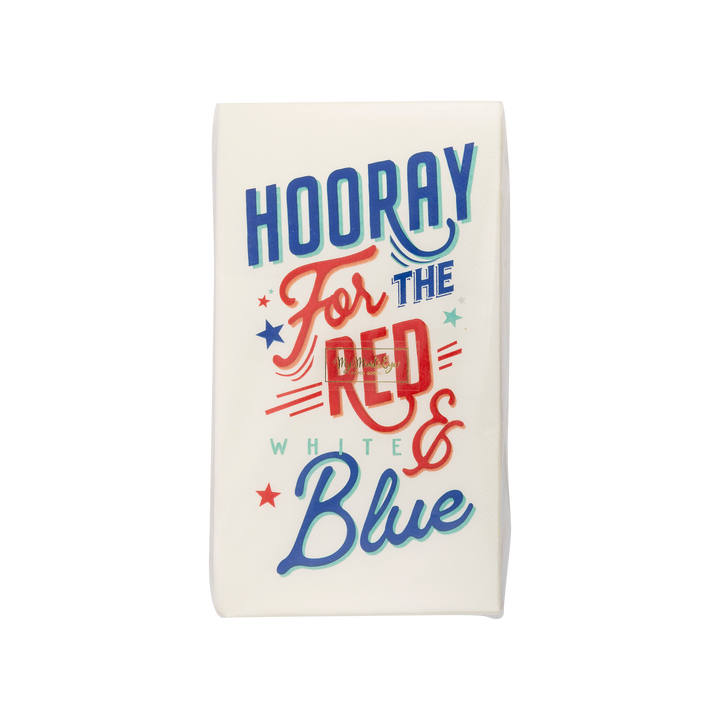 Hooray For The Red White Blue Paper Dinner Napkin