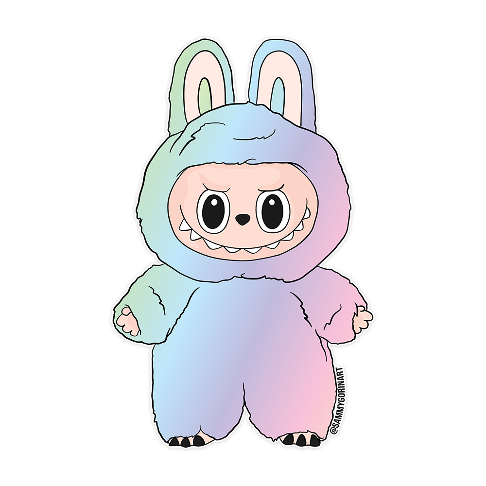 LBubu Monster Lafufu Sticker