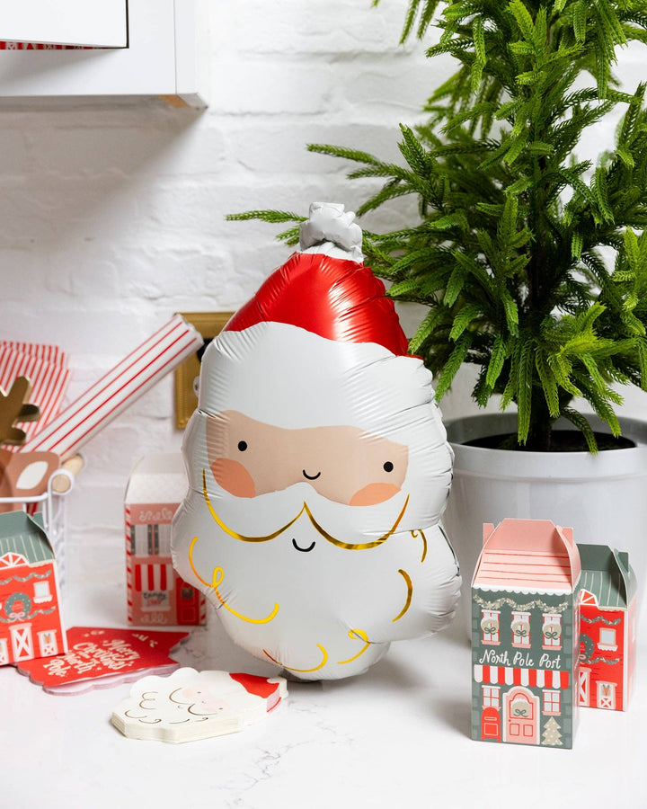 Santa Mylar Balloon