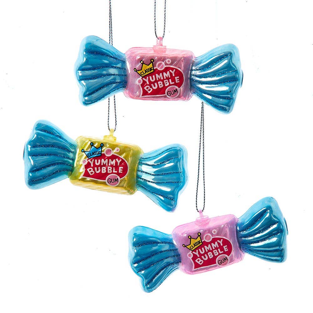 Glass Bubble Gum Ornament