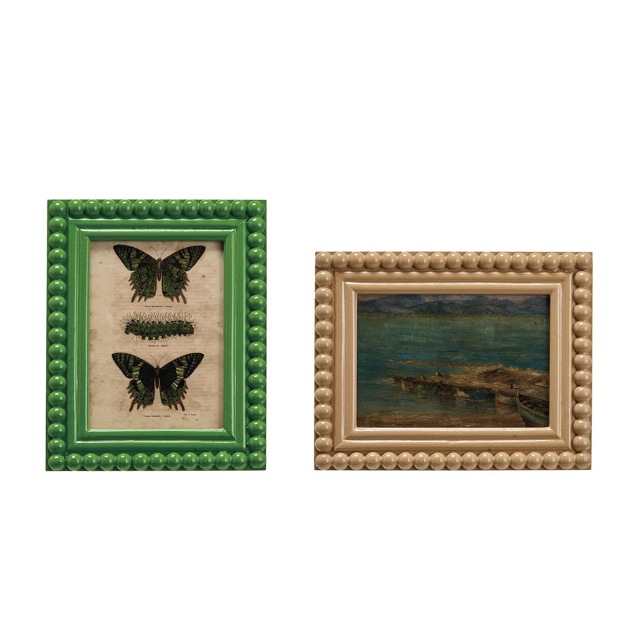 Bubble Green/Gold Vintage Picture Frame