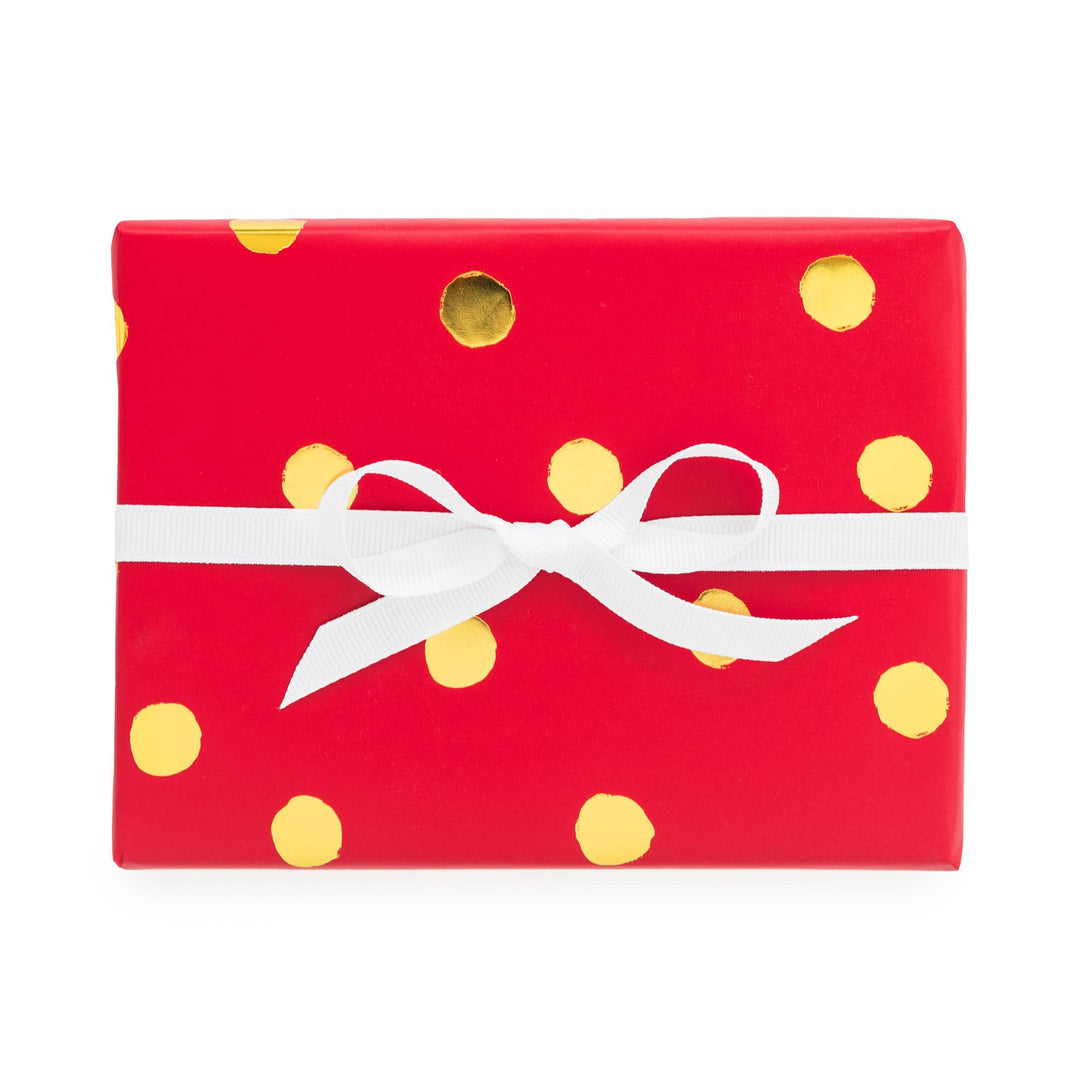 Red Polka Dot Wrapping Paper Roll
