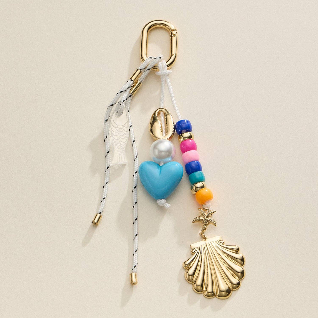 Nautical Beaded Bag Charm