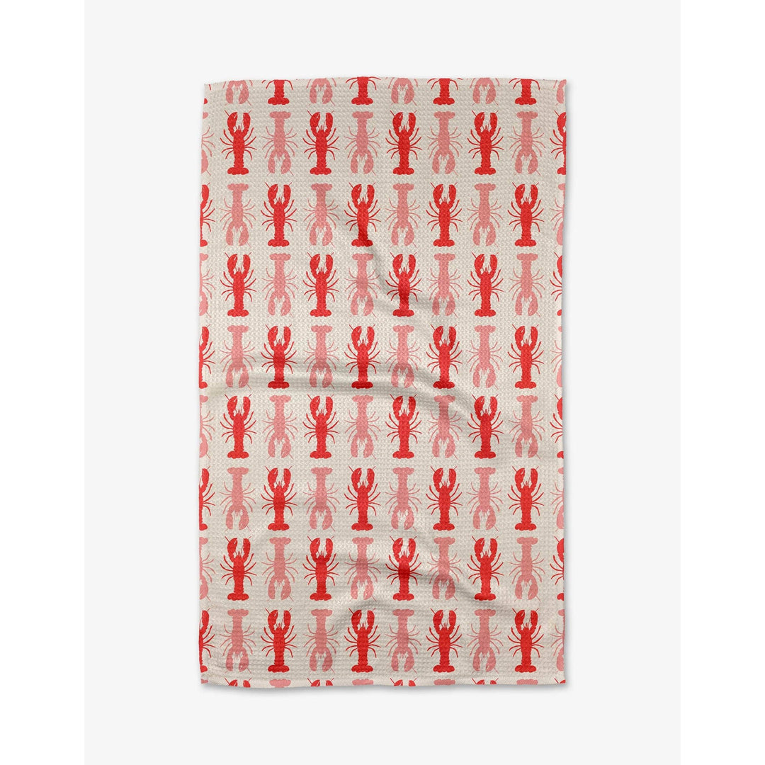 Lobster Stripe Tea Towel