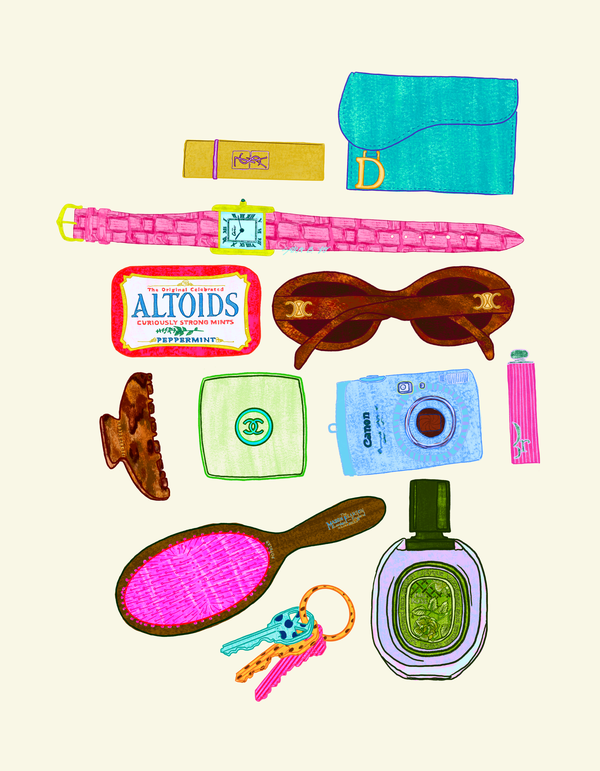 What's In My Bag Art Print: Small