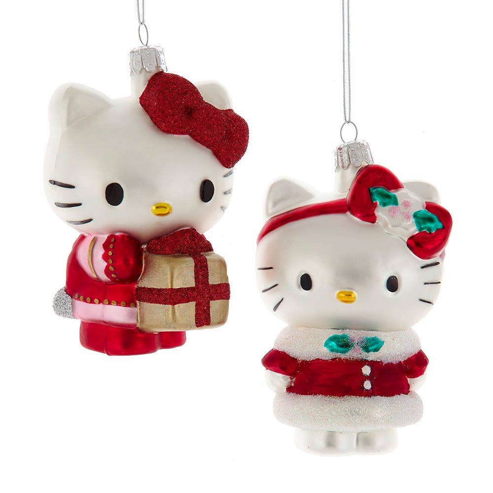 Hello Kitty Glass Ornament