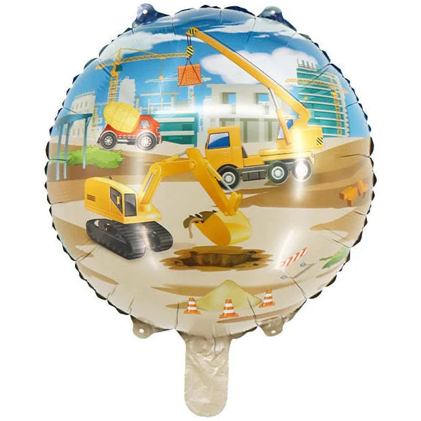 Construction Themed Foil Balloon