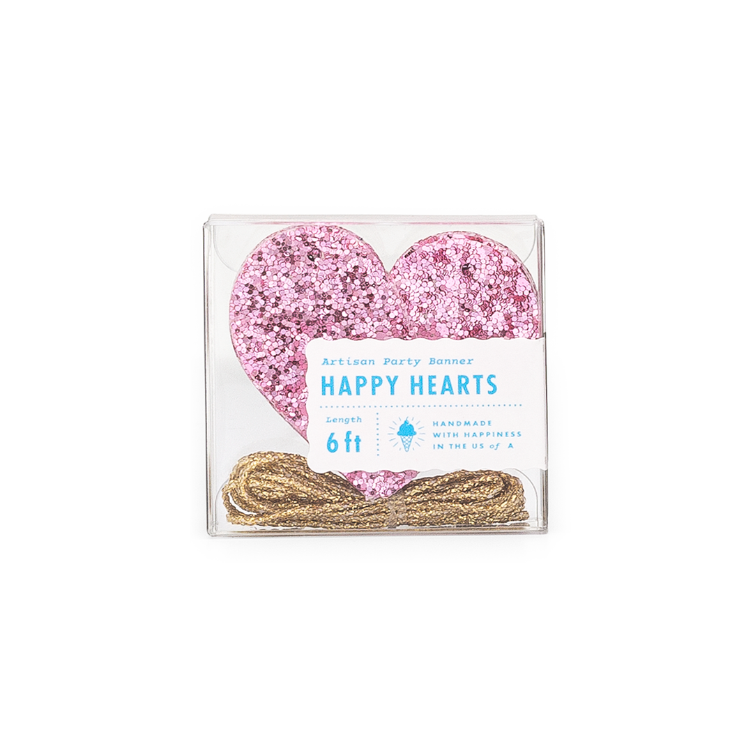 Pink Heart Banner