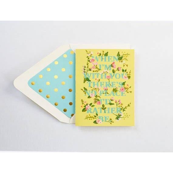 Be Than With You Greeting Card