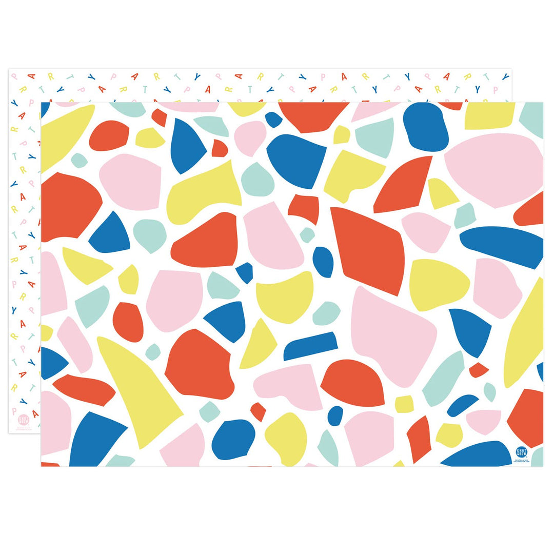 Large Chip + Party Double Sided Flat Wrap