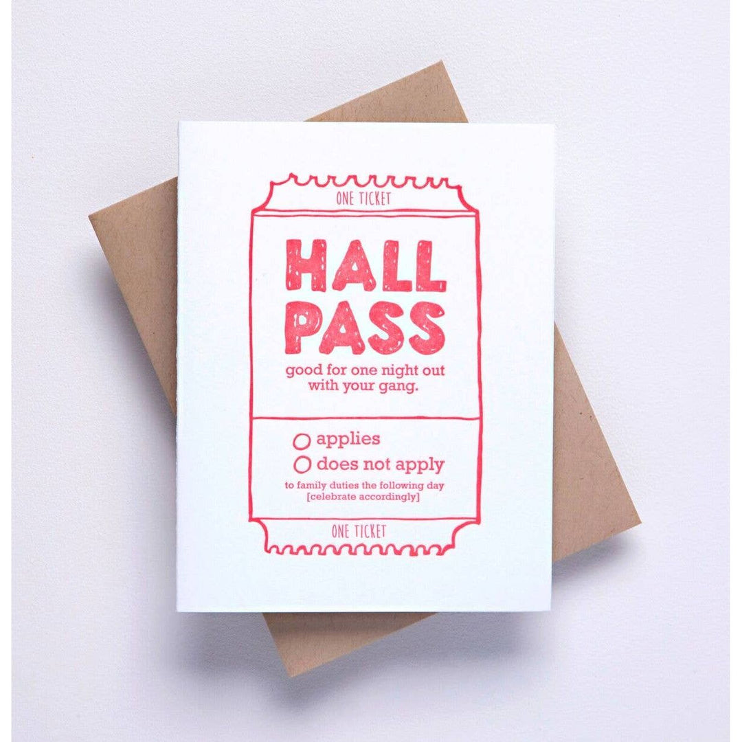 Hall Pass Card