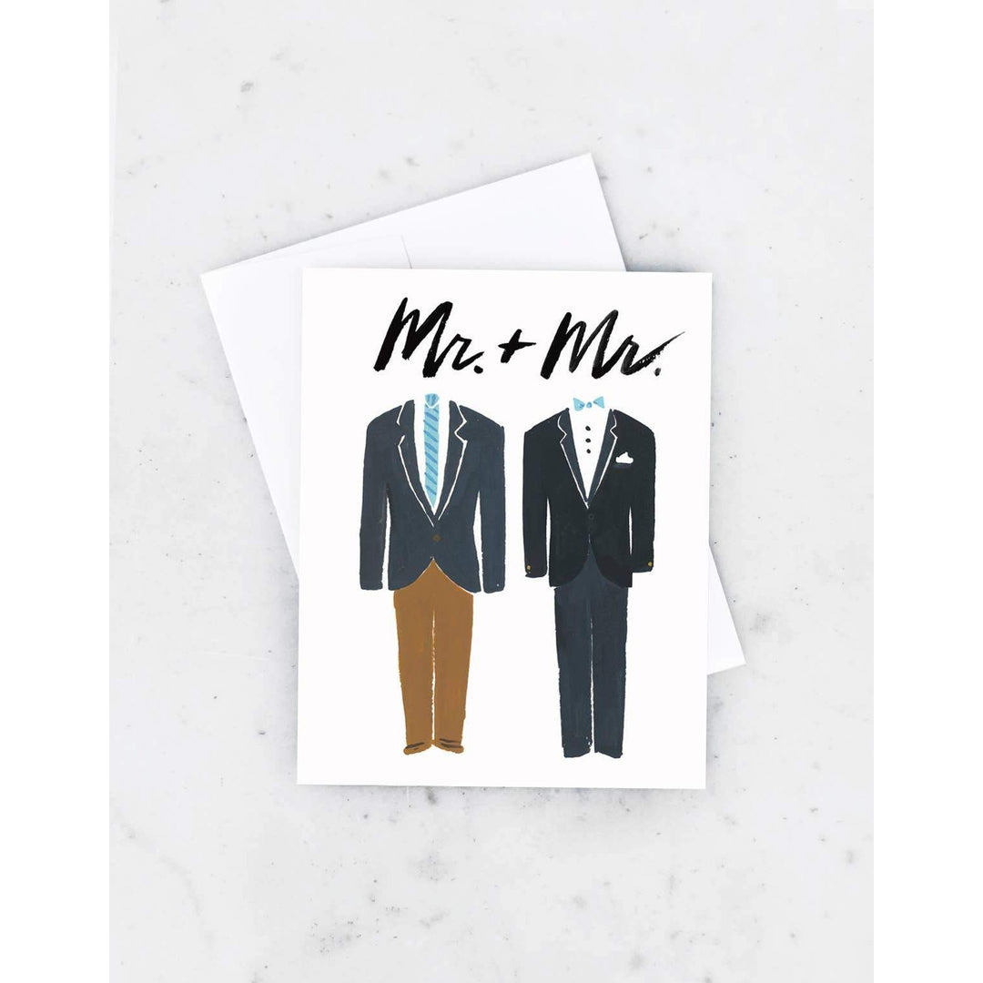 Groom and Groom Card