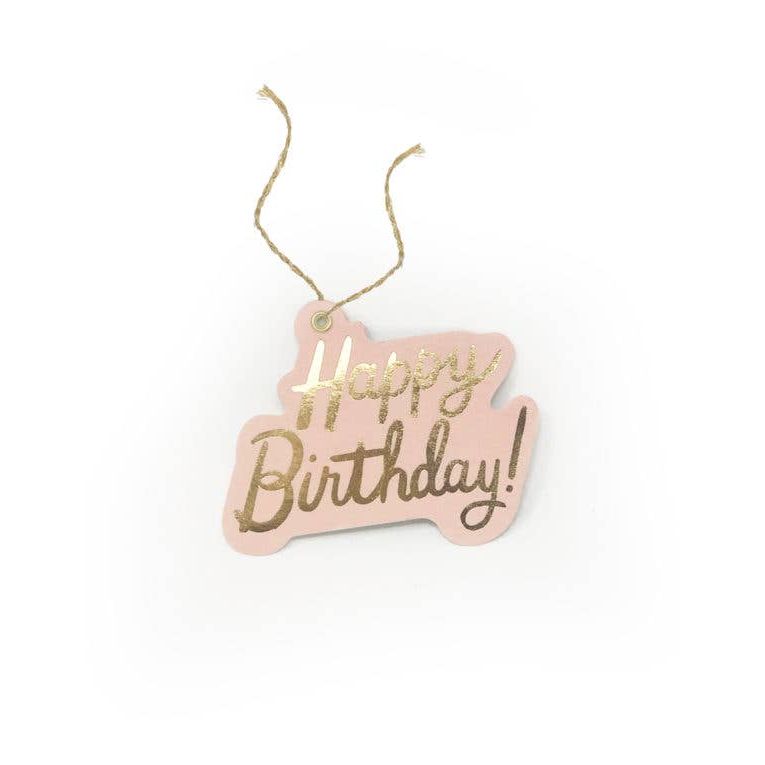 Happy Birthday Diecut Gift Tags