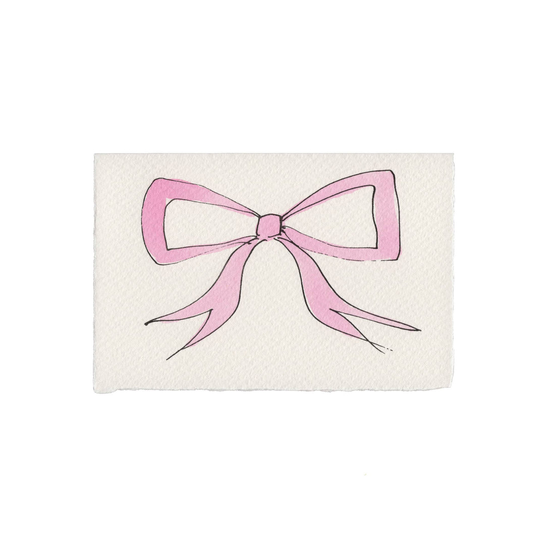 Pink Bow Card
