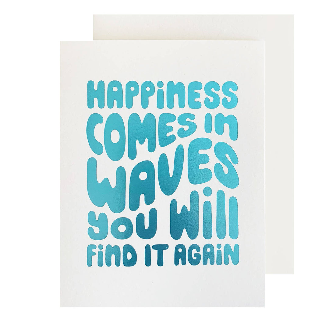 Happiness Comes in Waves Cards