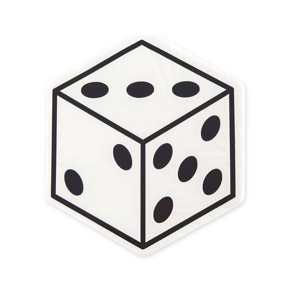 Vegas Dice Paper Party Napkins